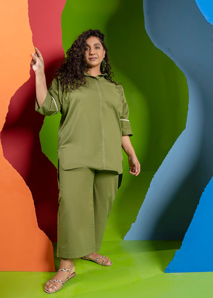 2 Pc Embroidered Cambric Outfit