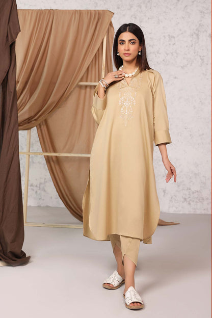 2 Pc Embroidered Cotton Outfit