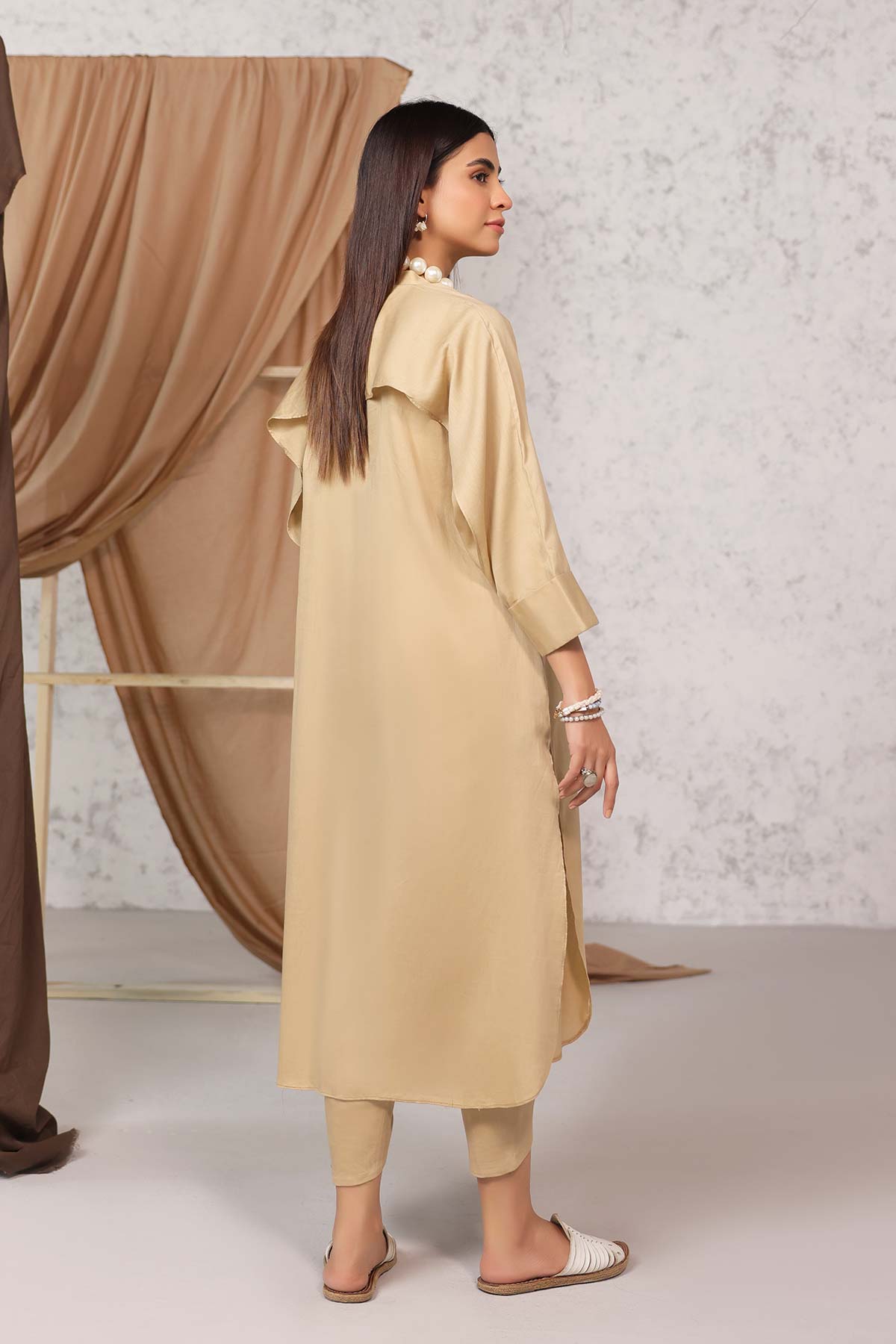 2 Pc Embroidered Cotton Outfit