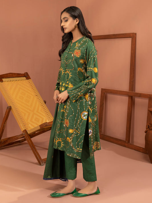 Limelight - 3 Piece Linen Suit-Printed (Unstitched)