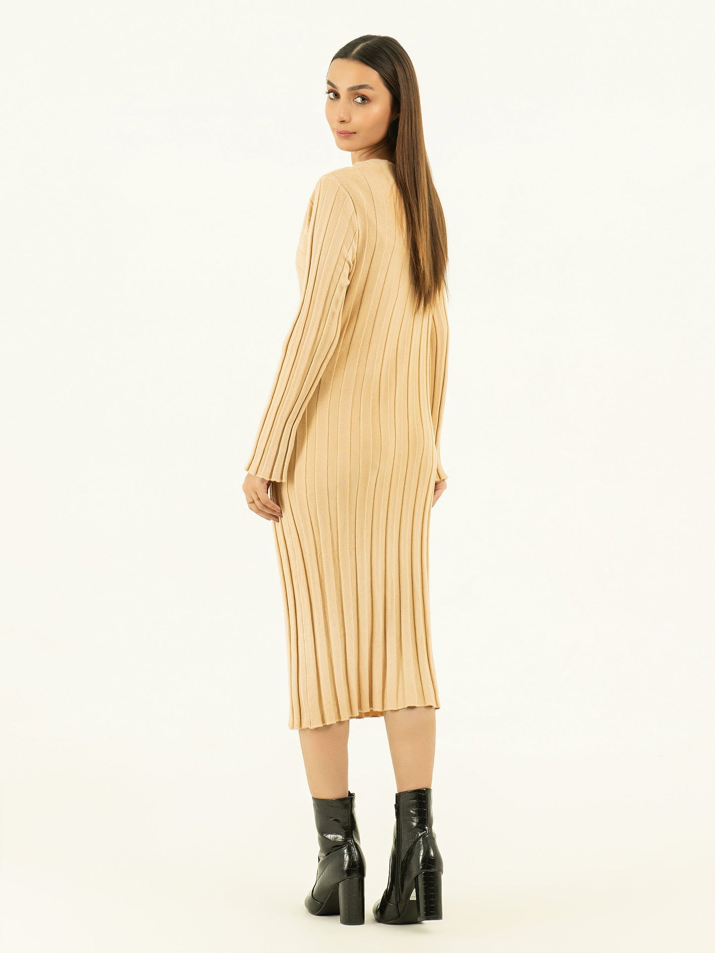 Woolen Bodycon Dress