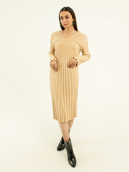 Woolen Bodycon Dress