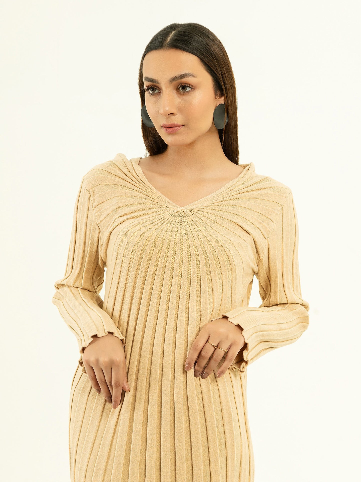 Woolen Bodycon Dress