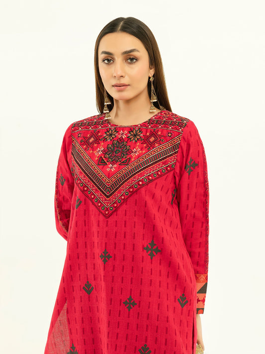 Limelight - Khaddar Kurti-Embroidered (Pret)