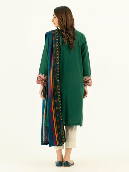 2 Piece Khaddar Suit-Embroidered (Pret)