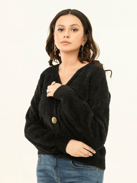 Faux Fur Cardigan