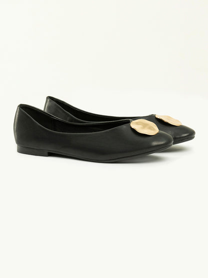 Limelight - Metallic Brooch Pumps