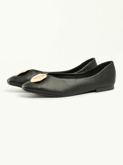 Limelight - Metallic Brooch Pumps