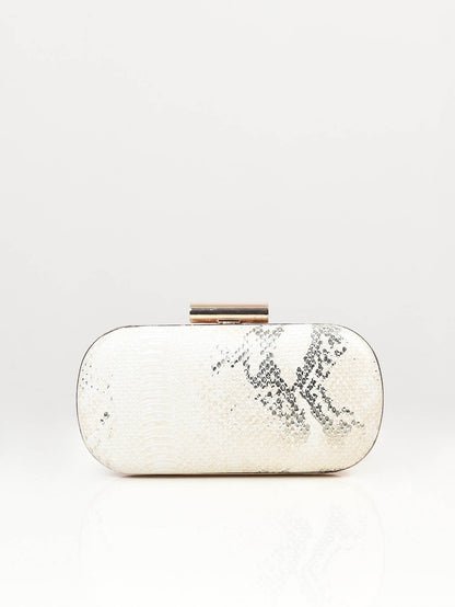 Limelight - Textured Oval Clutch