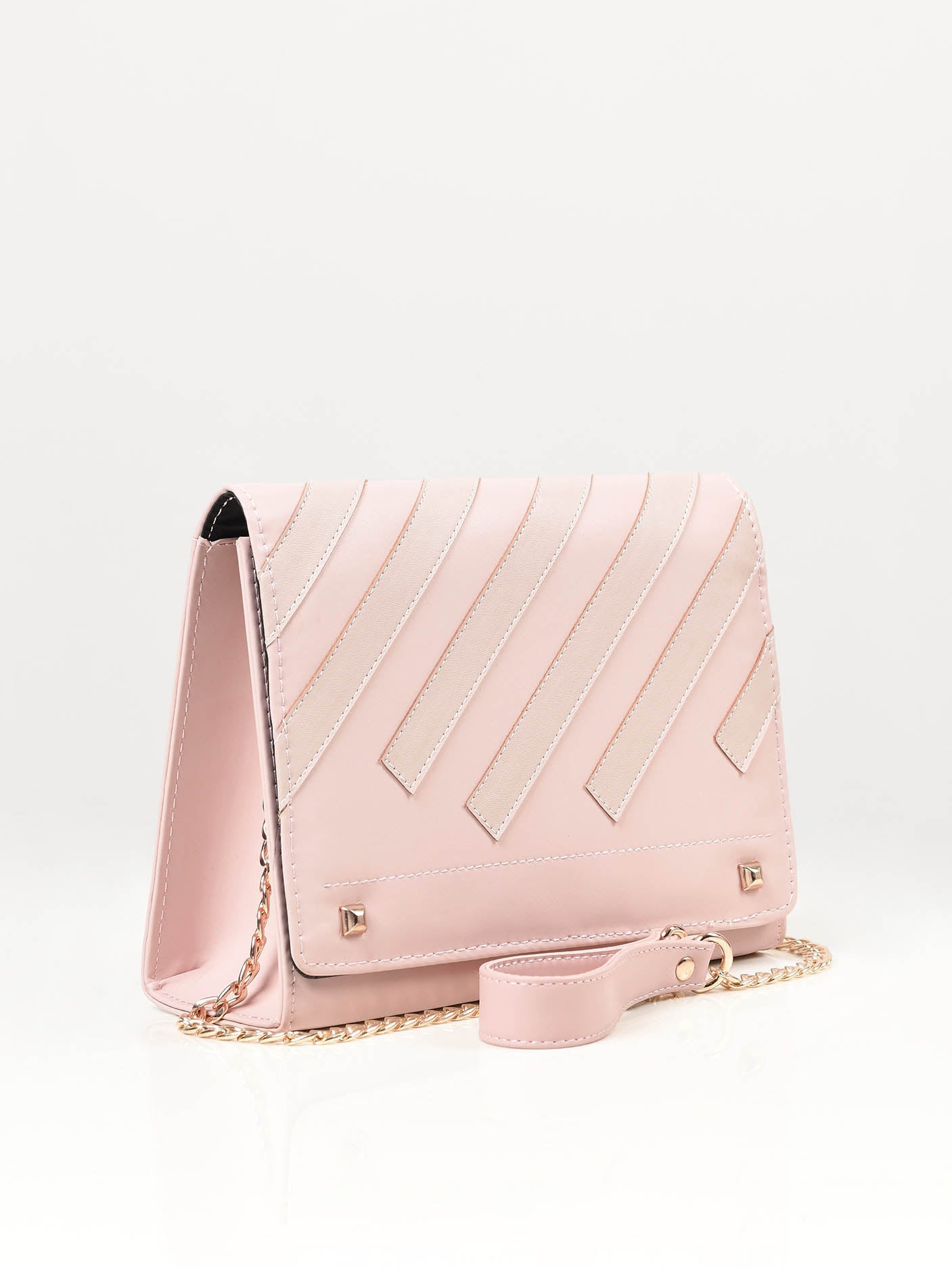 Limelight - Striped Clutch