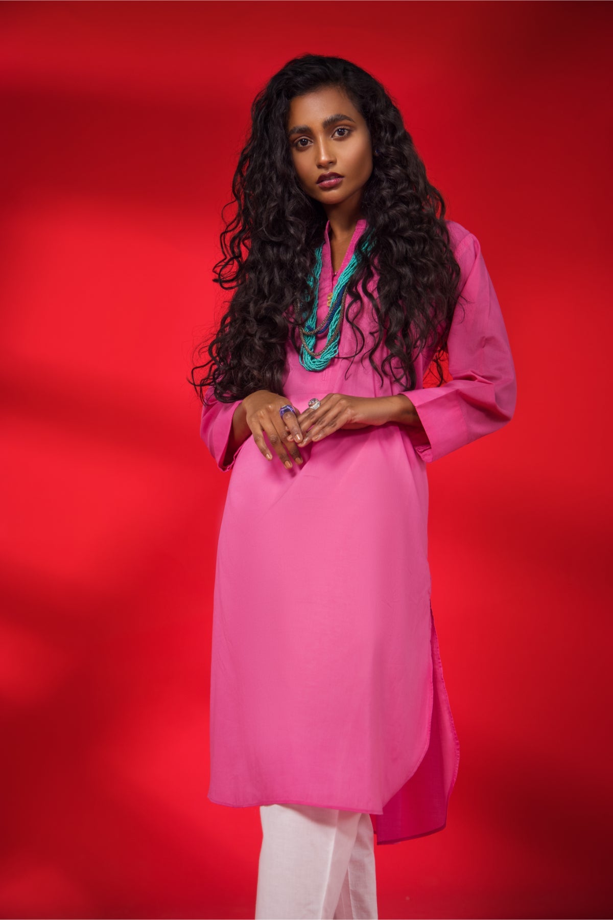 Dyed Lawn Kurti