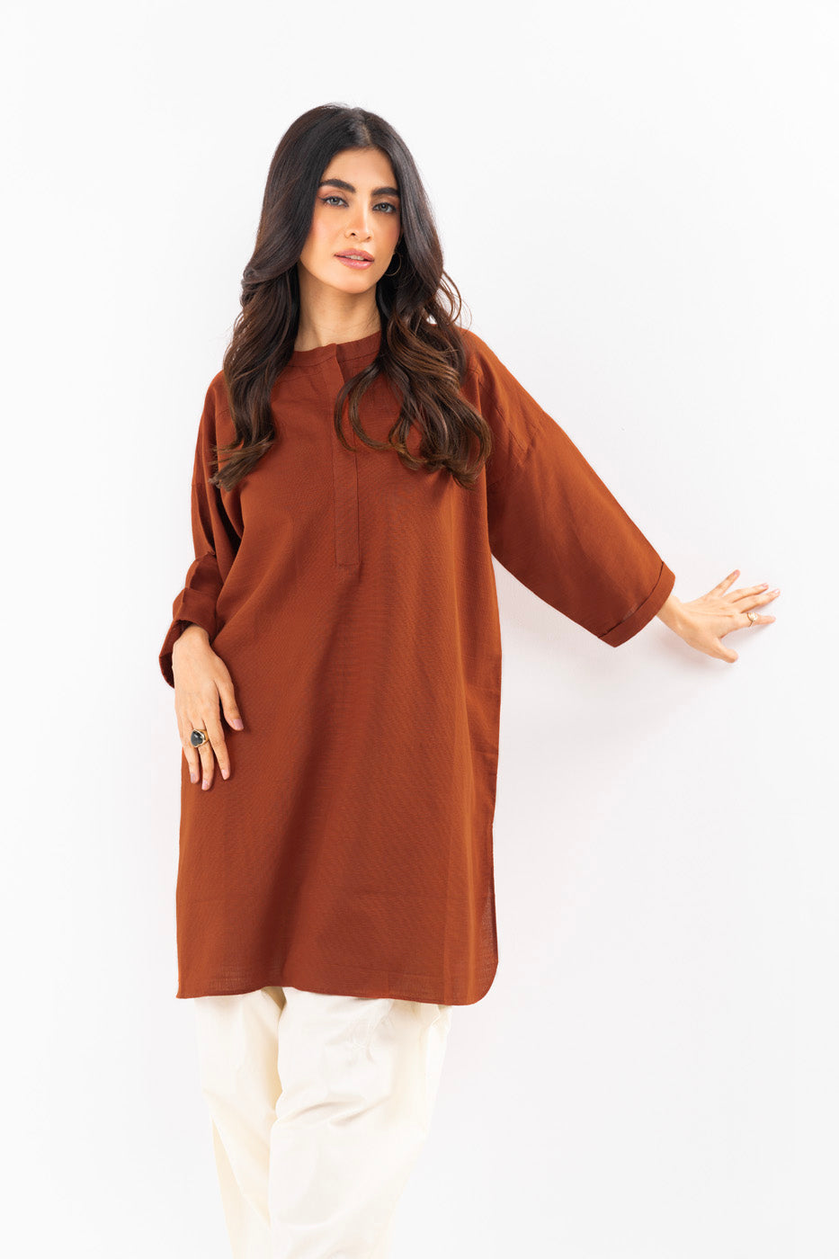 Dyed Khaddar Kurti