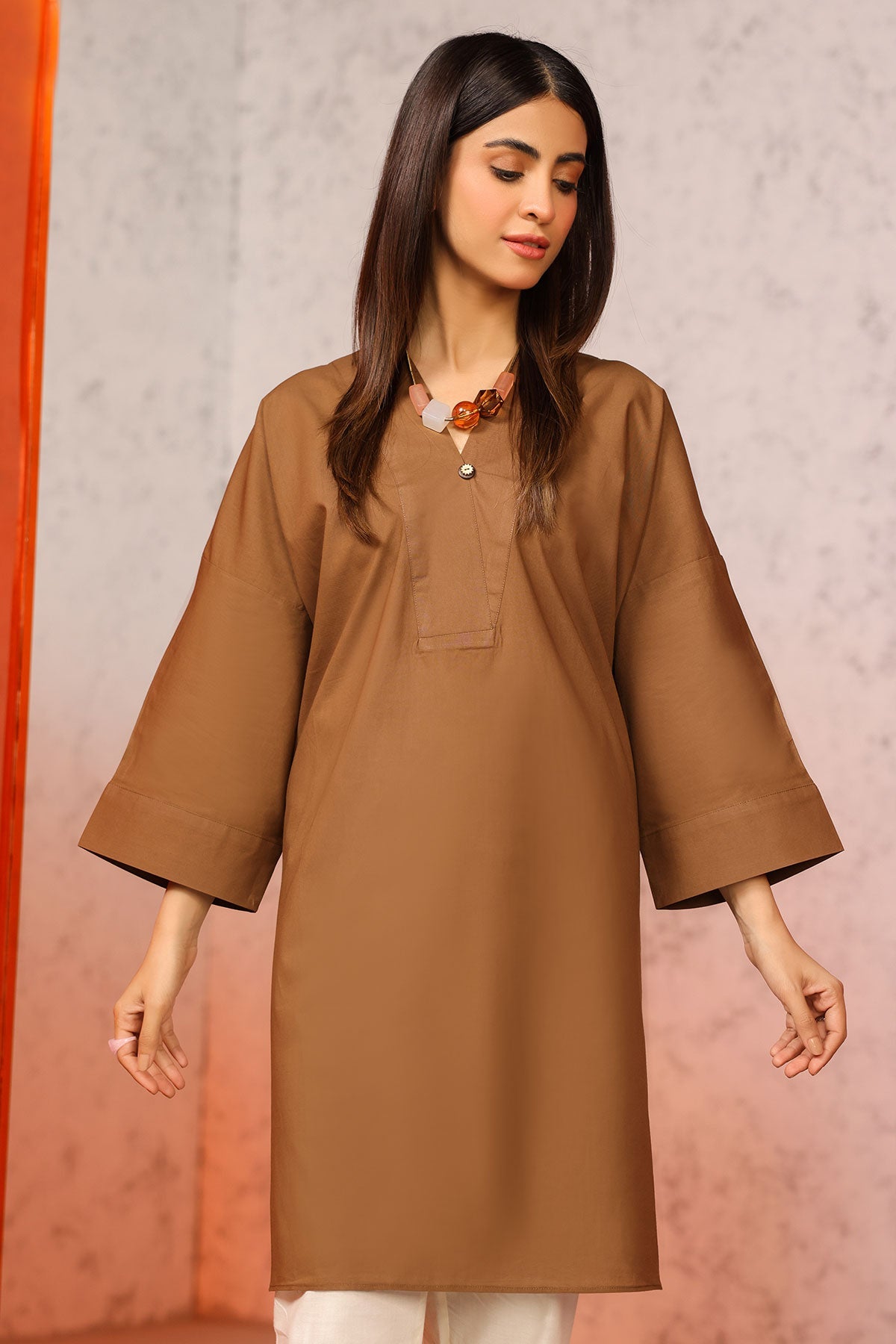 Dyed Lawn Kurti