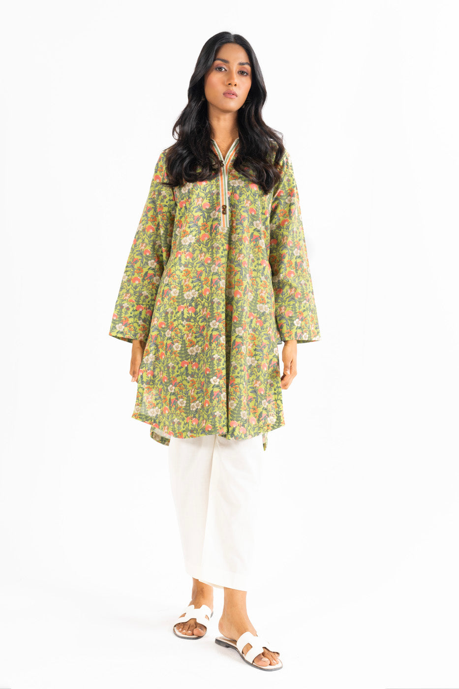 Printed Khaddar Kurti