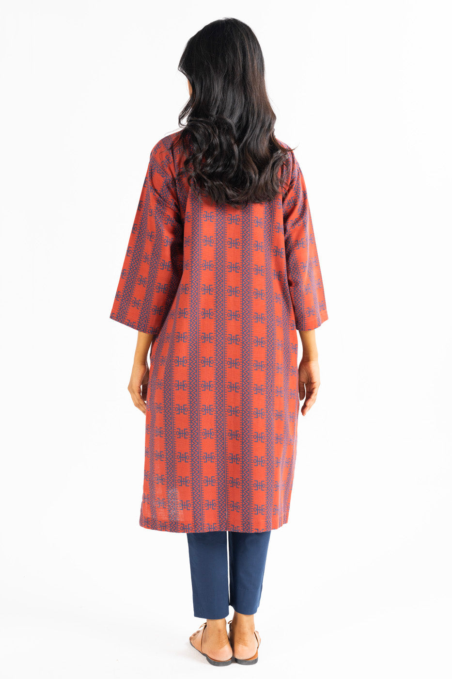 Printed Khaddar Kurti