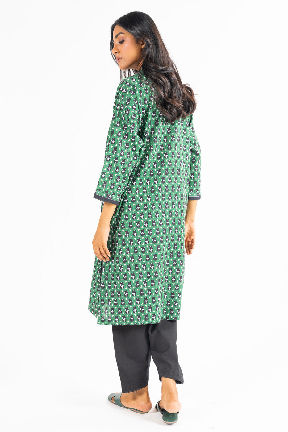 Printed Khaddar Kurti