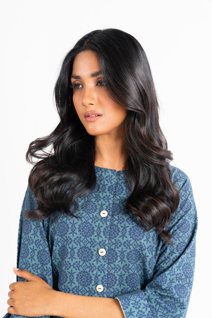 Printed Khaddar Kurti