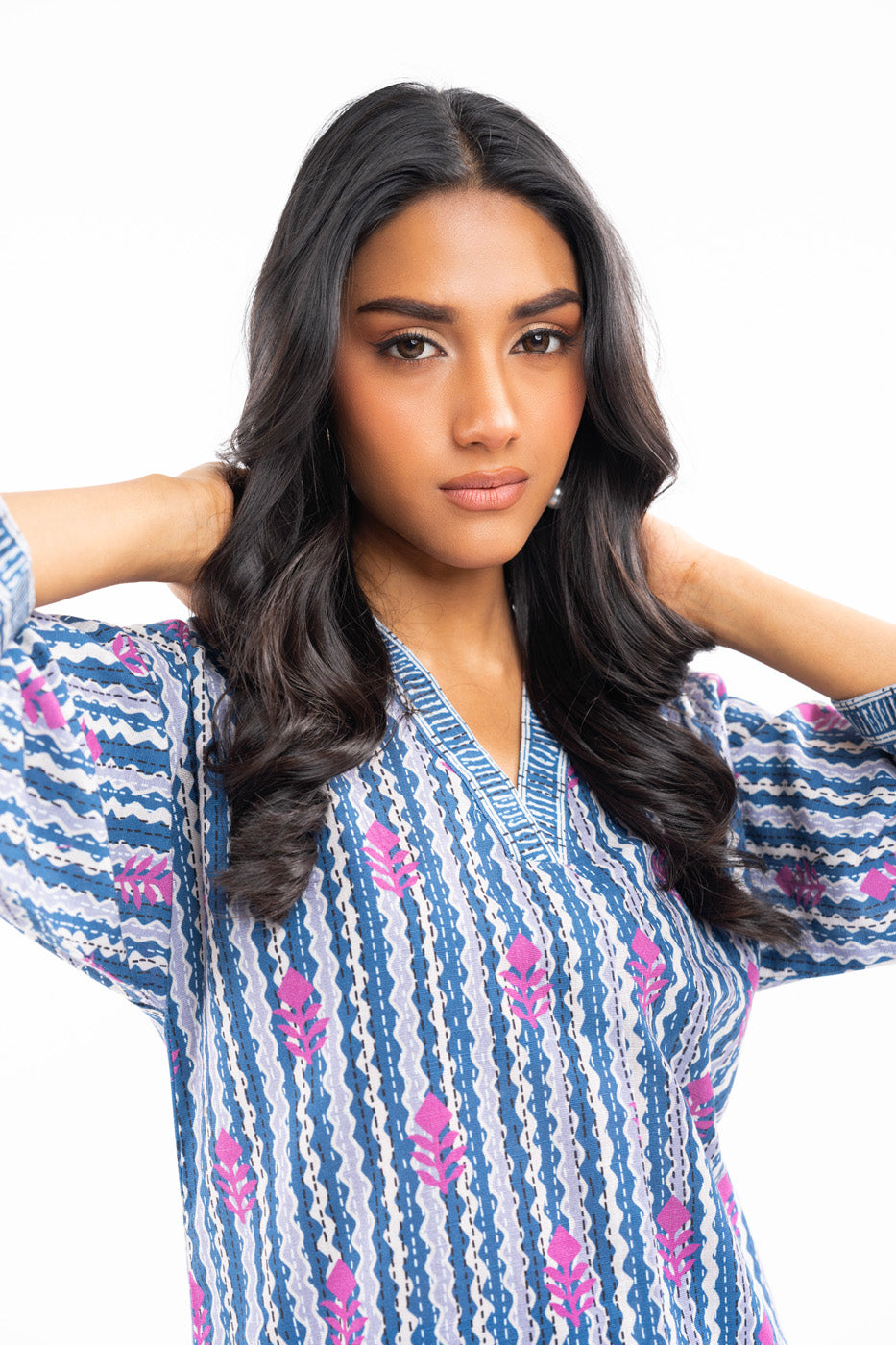 Printed Khaddar Kurti