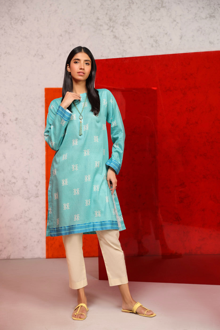 Printed Lawn Kurti