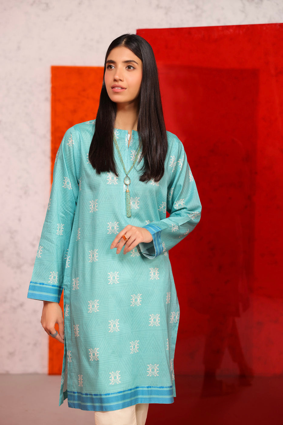 Printed Lawn Kurti