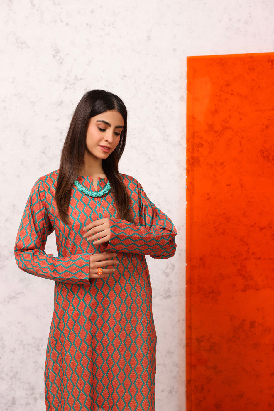 Printed Lawn Kurti