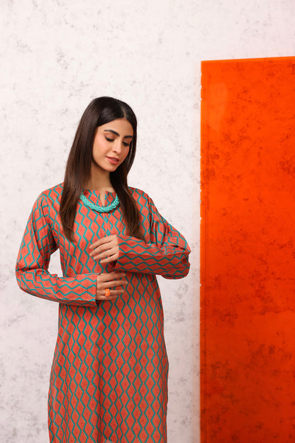 Printed Lawn Kurti