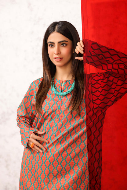 Printed Lawn Kurti