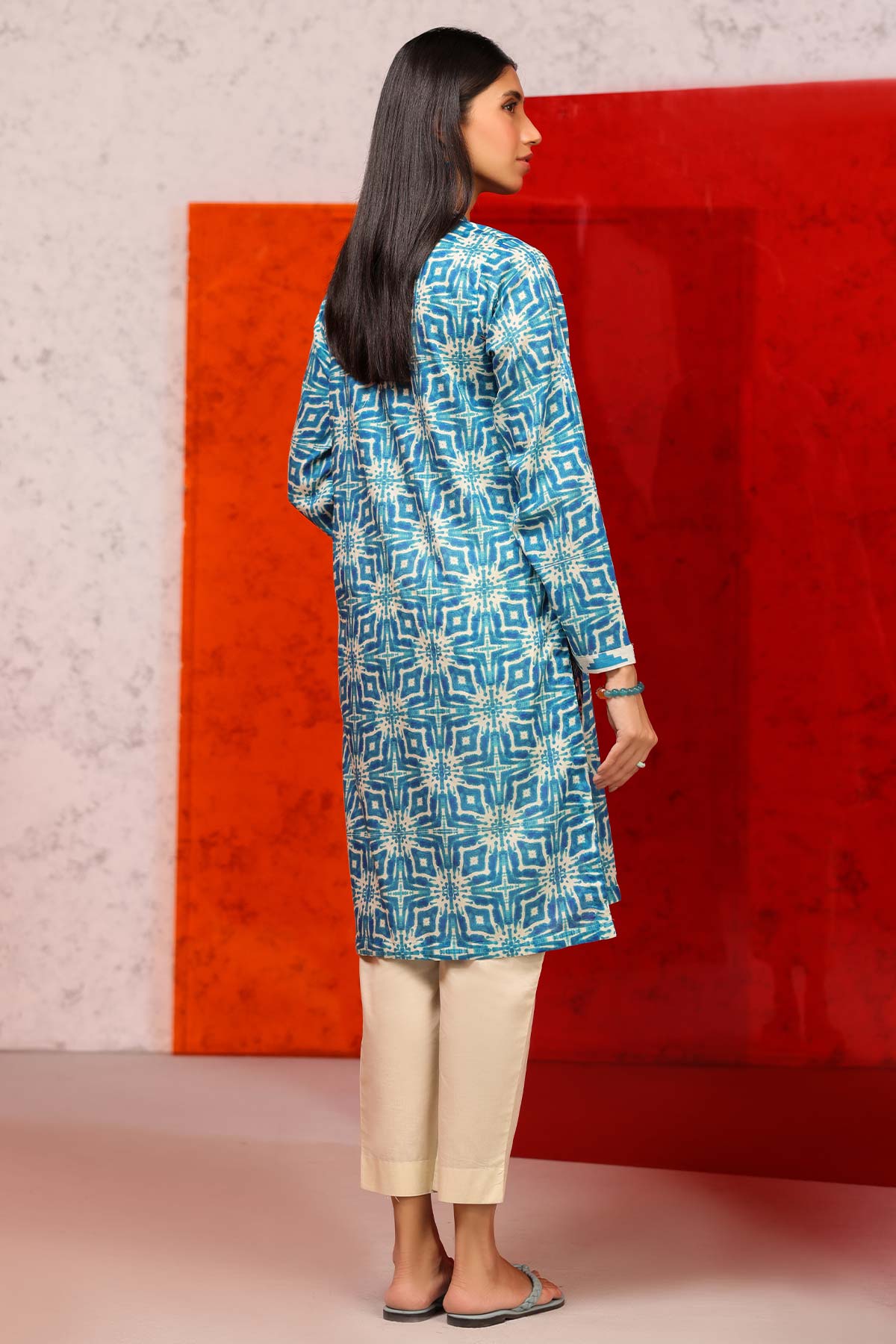 Printed Lawn Kurti