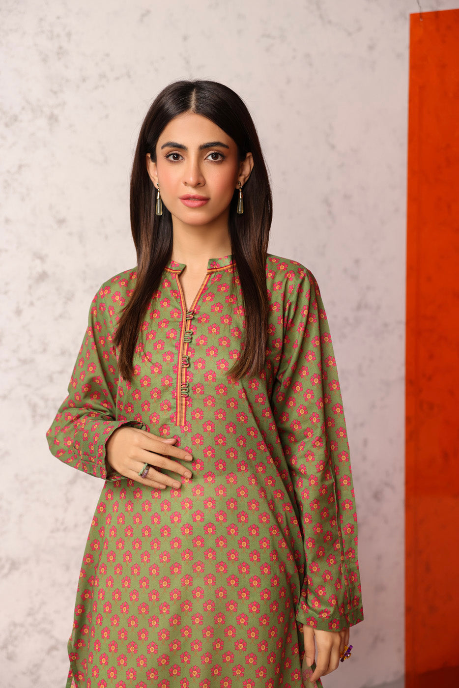 Printed Lawn Kurti