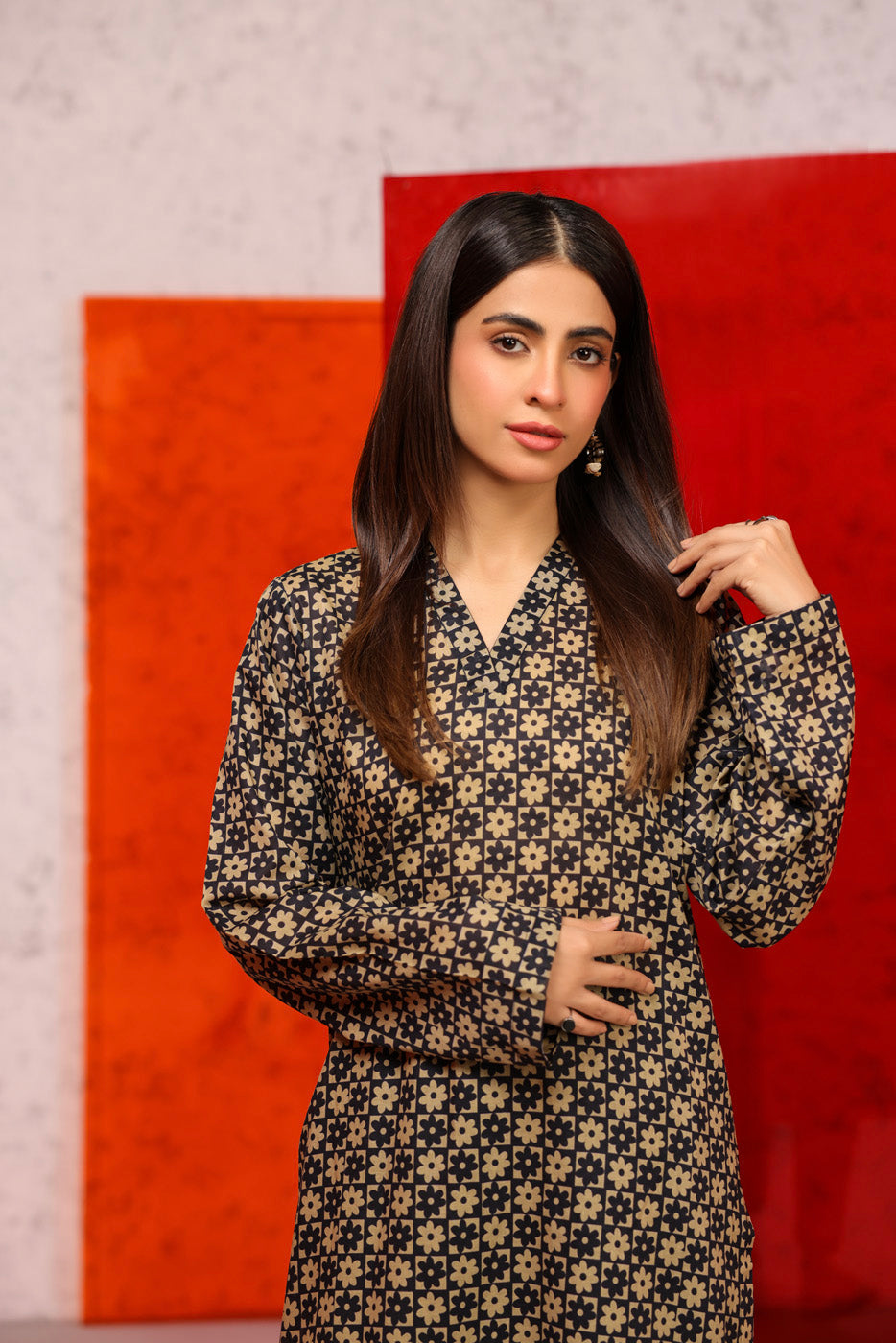 Printed Lawn Kurti