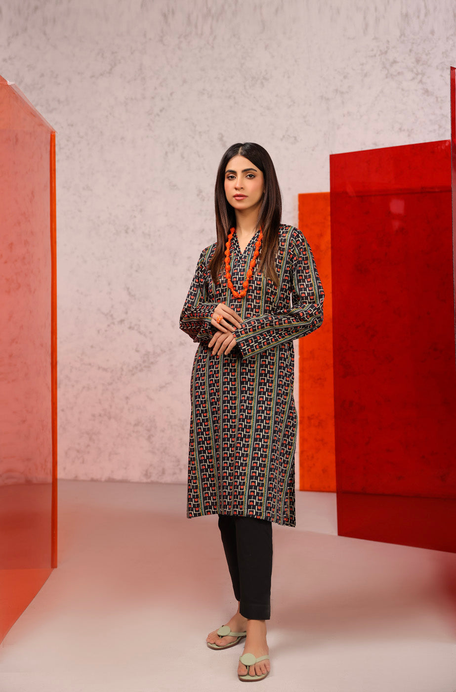 Printed Lawn Kurti