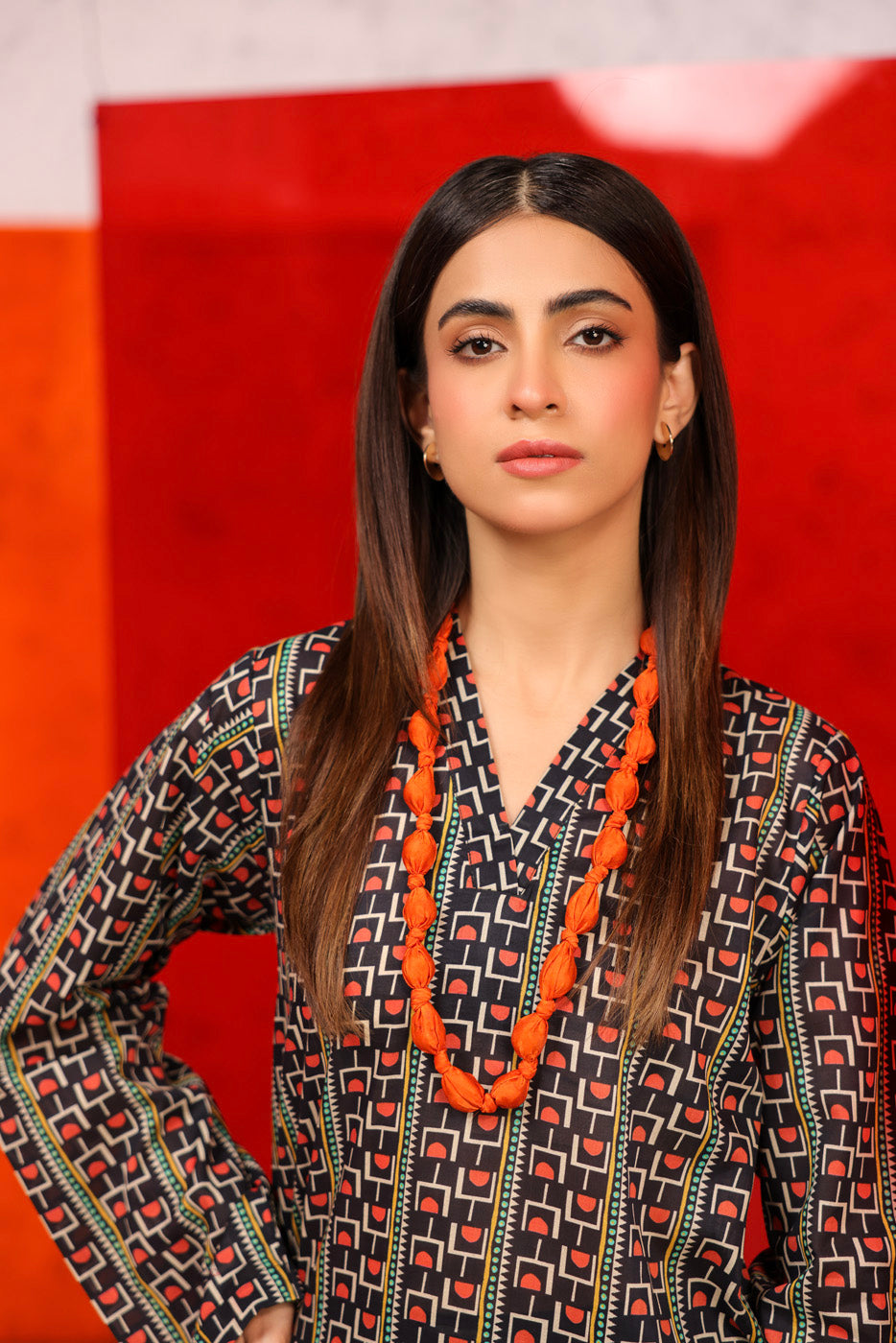 Printed Lawn Kurti