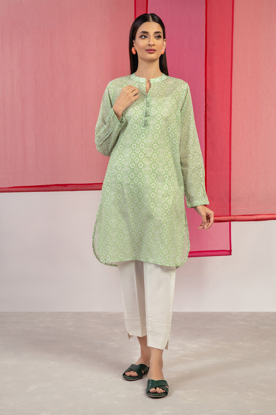 Printed Lawn Kurti
