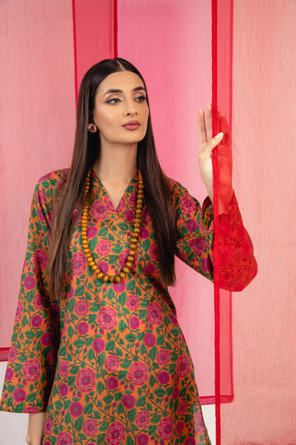 Printed Lawn Kurti
