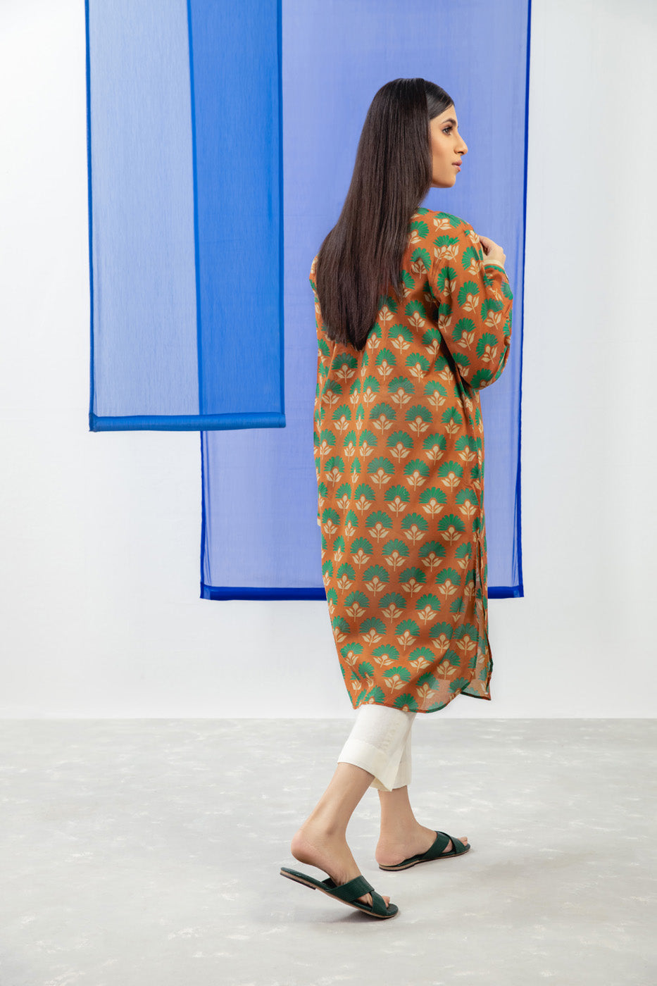 Printed Lawn Kurti