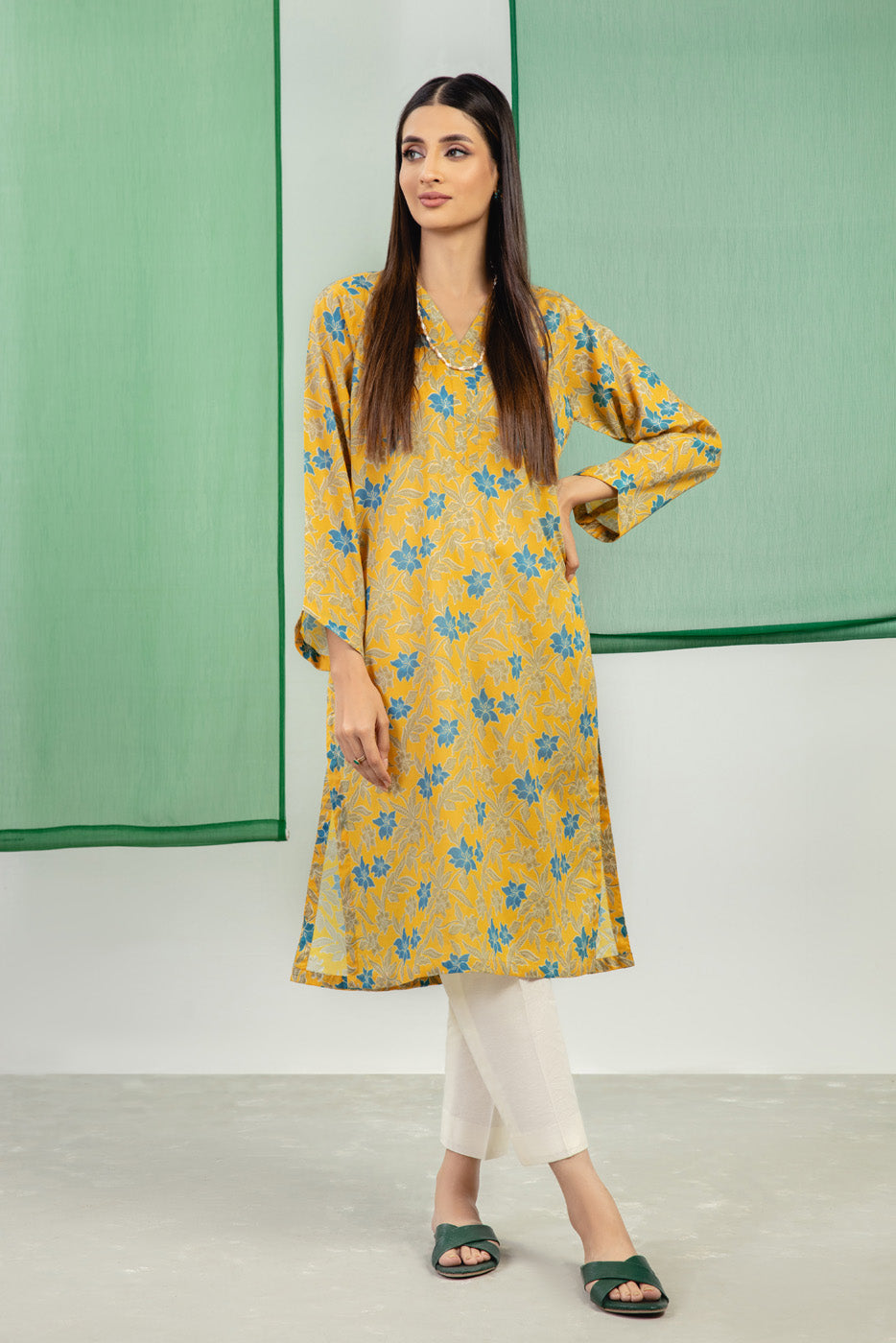 Printed Lawn Kurti