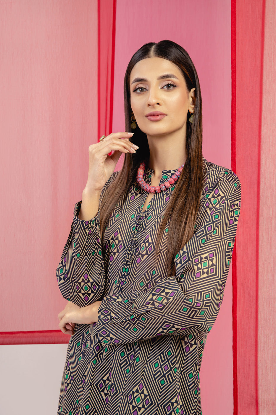 Printed Lawn Kurti