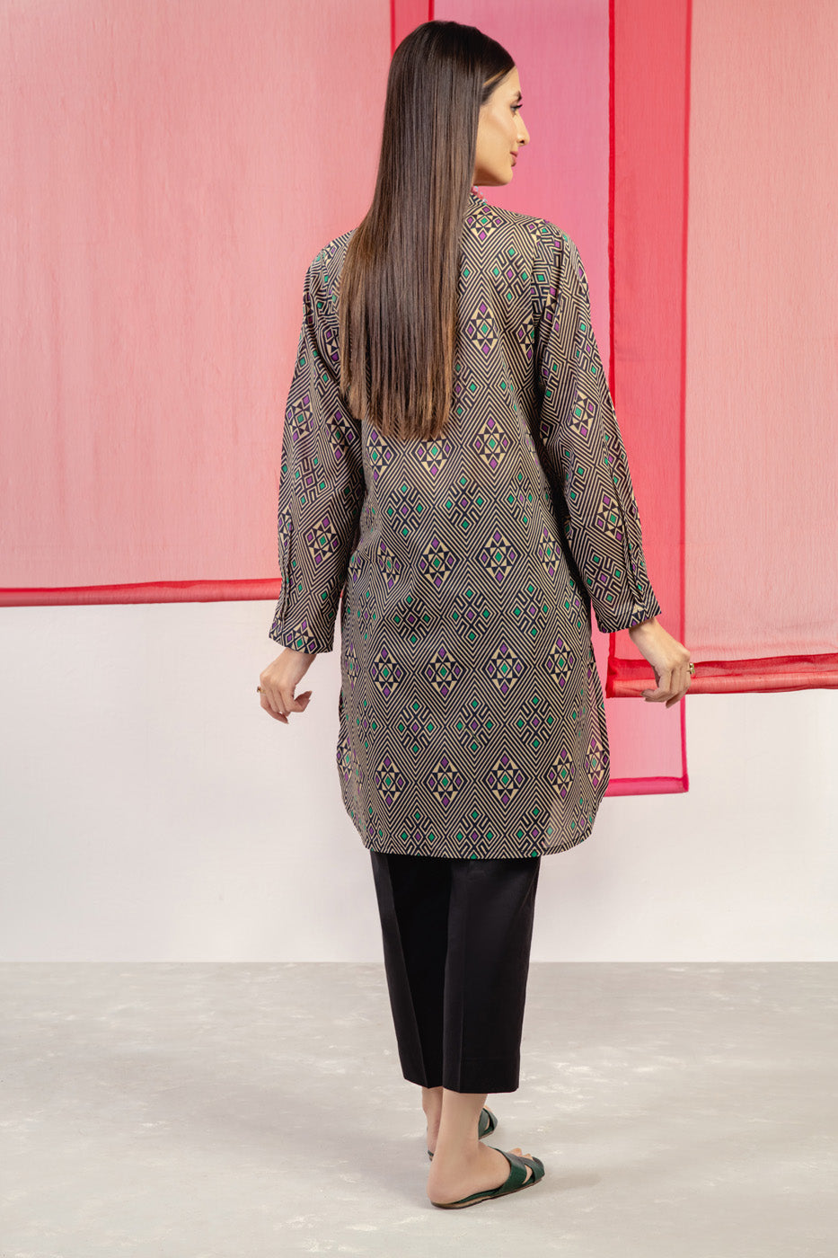 Printed Lawn Kurti