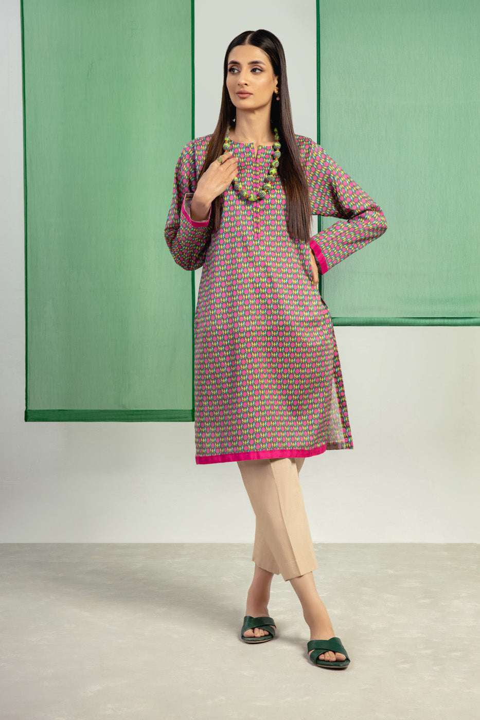 Printed Lawn Kurti