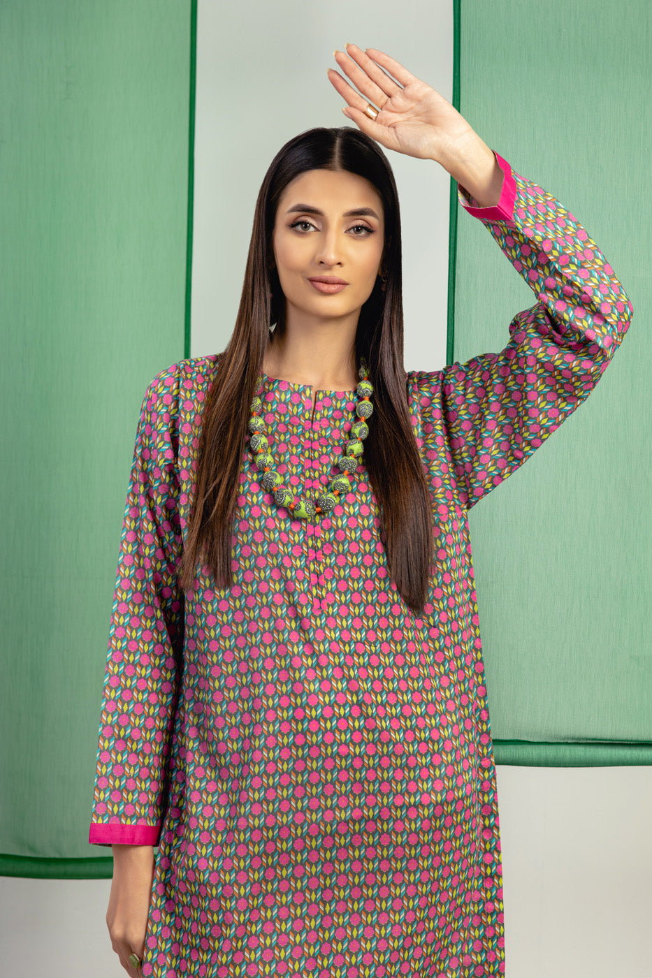 Printed Lawn Kurti