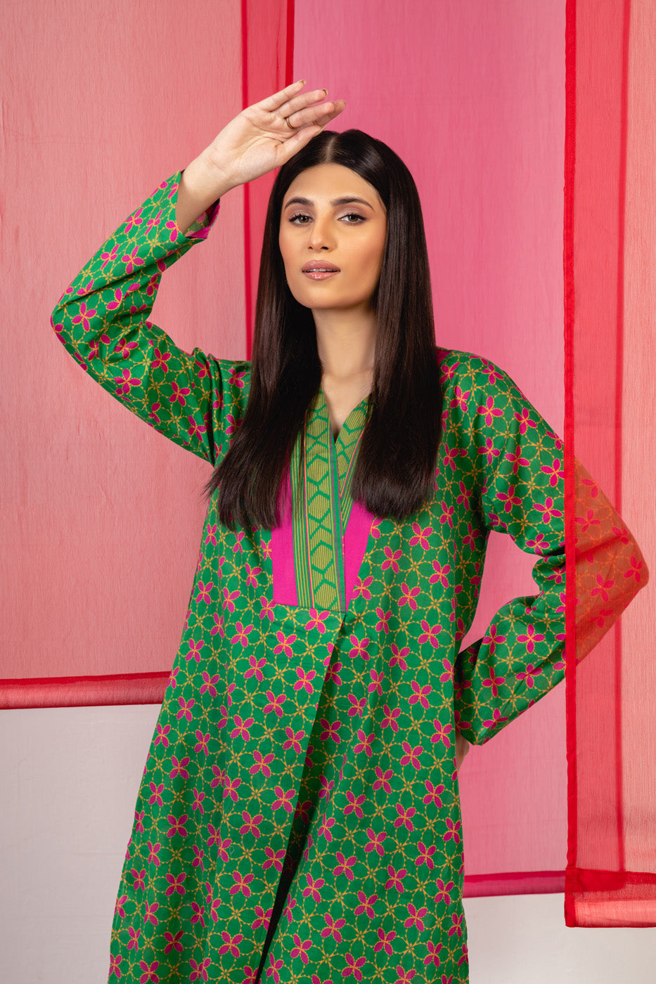 Printed Lawn Kurti