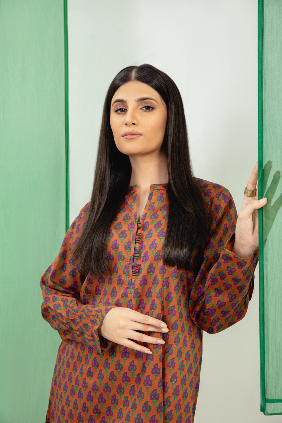 Printed Lawn Kurti