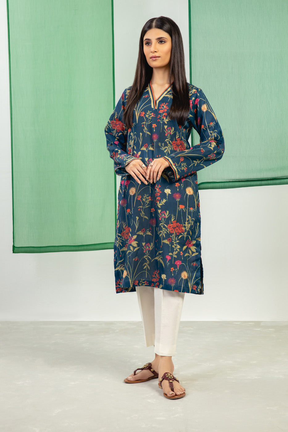 Printed Lawn Kurti