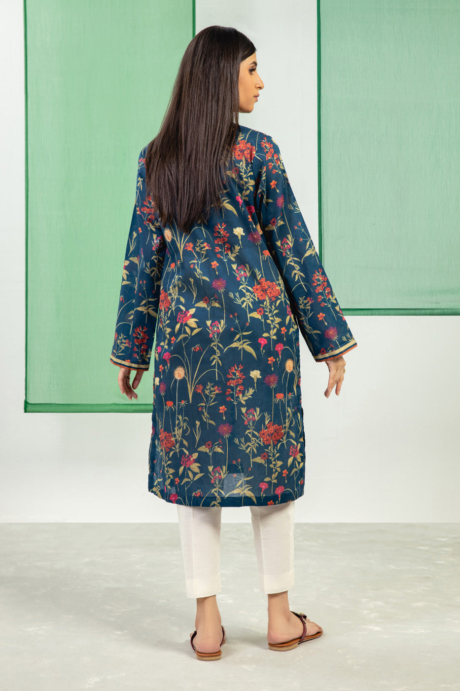 Printed Lawn Kurti