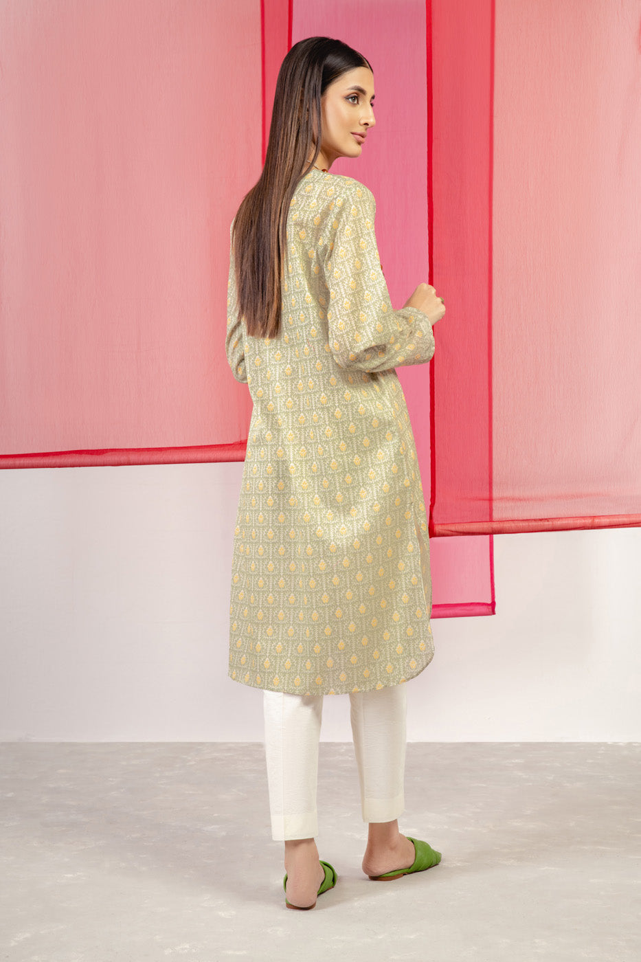 Printed Lawn Kurti