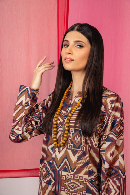 Printed Lawn Kurti