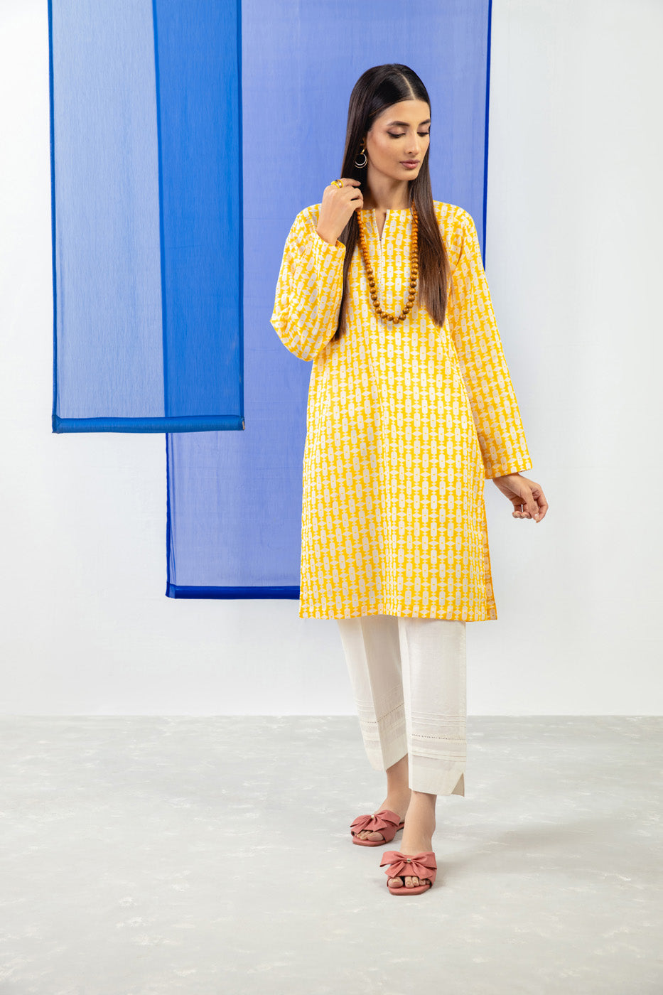 Printed Lawn Kurti