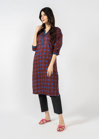 Printed Lawn Kurti