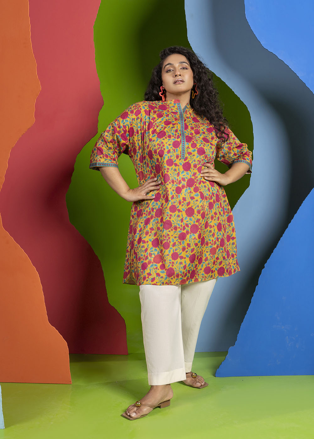 Printed Lawn Kurti