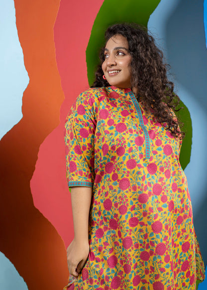 Printed Lawn Kurti